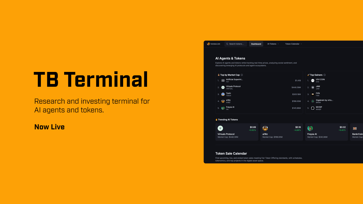 TokenBuilder Introduces AI-Powered Platform for Modern Crypto Investors